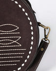 American Darling Canteen Genuine Leather women bag western handbag purse