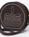 American Darling Canteen Genuine Leather women bag western handbag purse