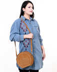 American Darling Canteen Genuine Leather women bag western handbag purse