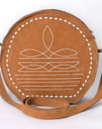 American Darling Canteen Genuine Leather women bag western handbag purse