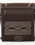 American Darling Cross Body Suede Genuine Western Leather Women Bag Handbag Purse |