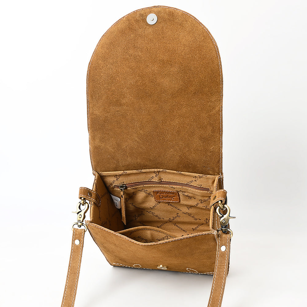 American Darling Cross Body Suede Genuine Western Leather Women Bag Handbag Purse |