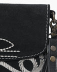 American Darling Suede Bag Genuine Leather Clutch Bag
