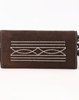 American Darling Suede Bag Genuine Leather Clutch Bag