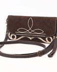 American Darling Suede Bag Genuine Leather Clutch Bag