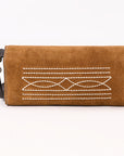 American Darling Suede Bag Genuine Leather Clutch Bag