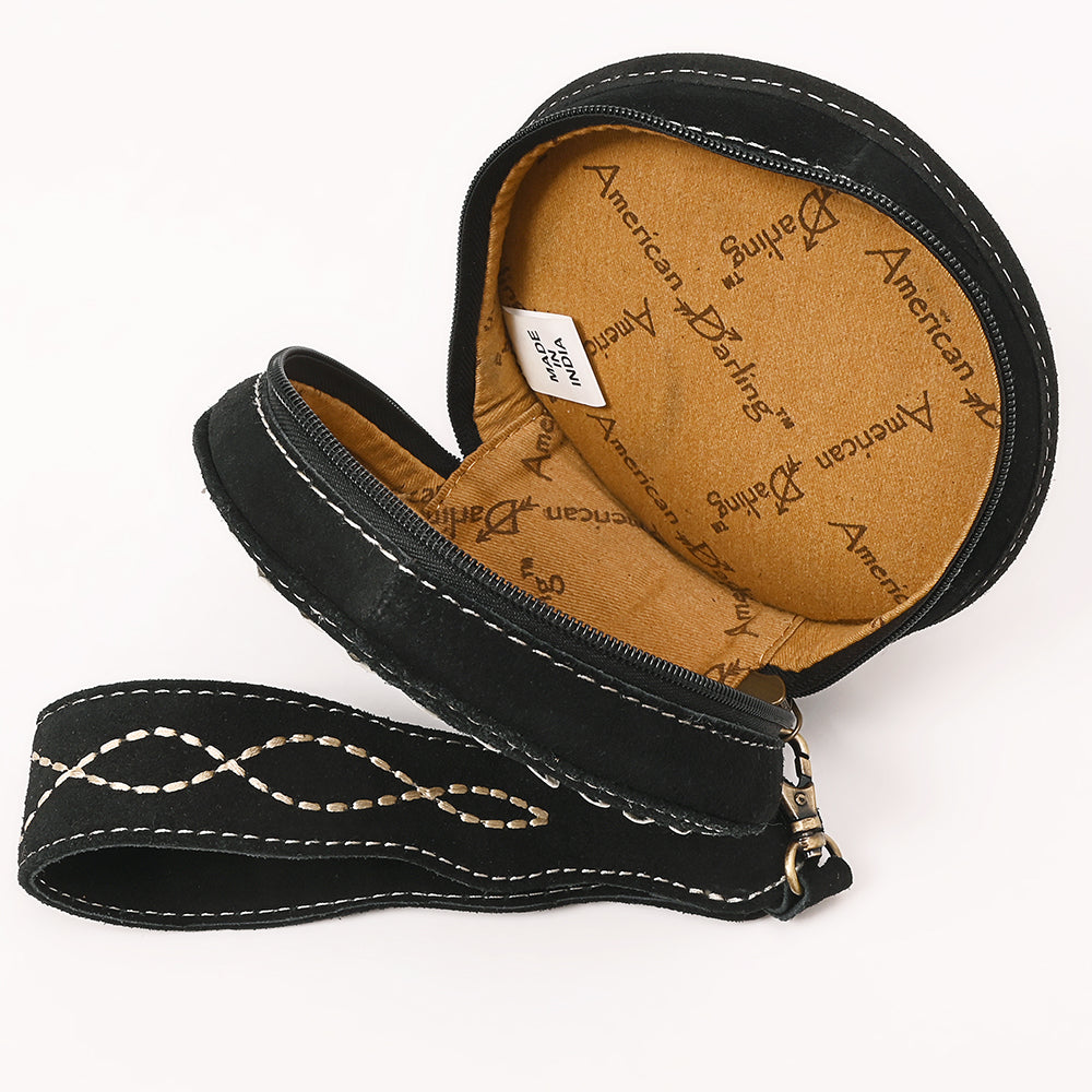 American Darling Suede Bag Genuine Leather Canteen Bag