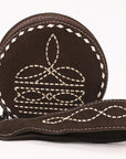 American Darling Suede Bag Genuine Leather Canteen Bag