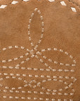 American Darling Suede Bag Genuine Leather Canteen Bag