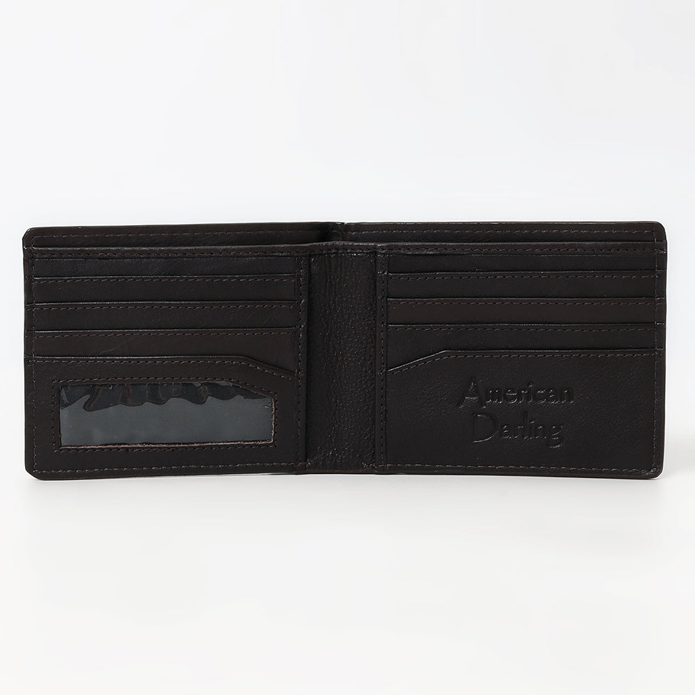 American Darling Genuine Leather Bifold Wallet For Men &amp; Women Unisex Purse