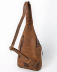 American Darling Sling Genuine Leather Women Bag Western Handbag Purse