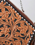 American Darling Crossbody Hand Tooled Genuine Leather women bag western handbag purse