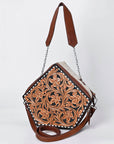 American Darling Crossbody Hand Tooled Genuine Leather women bag western handbag purse