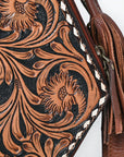 American Darling Canteen Hand Tooled Genuine Leather women bag western handbag purse