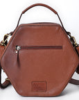American Darling Canteen Hand Tooled Genuine Leather women bag western handbag purse