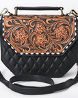 American Darling Crossbody Hand Tooled Genuine Leather women bag western handbag purse