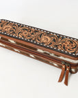 American Darling Jewelry Case Hand Tooled Genuine Leather Women's Bag Western Handbag Purse | Organizer for Women Travel