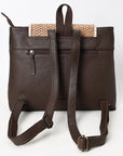OHLAY Backpack Genuine Leather women bag western Bag SKBZ165