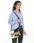 OHLAY Cross Body Genuine Leather women bag western Bag SKBZ169