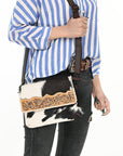 OHLAY Cross Body Genuine Leather women bag western Bag SKBZ169