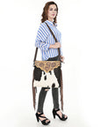 OHLAY Cross Body Genuine Leather women bag western Bag SKBZ170