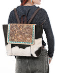 OHLAY Backpack Genuine Leather women bag western Bag SKBZ172