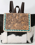OHLAY Backpack Genuine Leather women bag western Bag SKBZ172