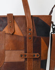 OHLAY Tote Genuine Leather women bag western Bag SKBZ174