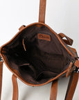 OHLAY Tote Genuine Leather women bag western Bag SKBZ174