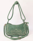 ADBGA645E Crossbody Genuine Western Suede Leather women bag