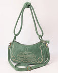 ADBGA645E Crossbody Genuine Western Suede Leather women bag