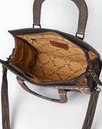 American Darling Tote Hand Tooled Suede Genuine Leather Women Bag Western Handbag Purse