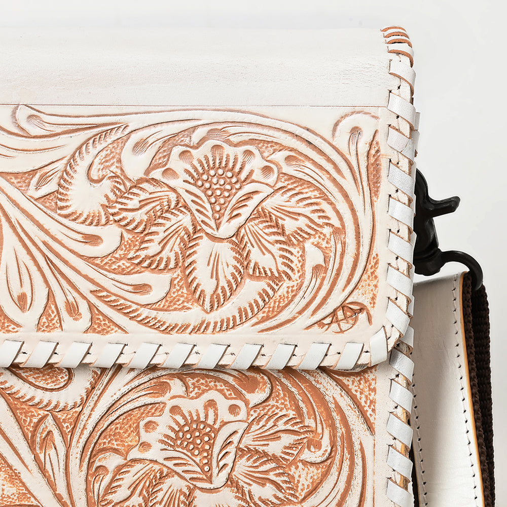 American Darling Crossbody Beautifully Hand Tooled Genuine Leather Western Women Bag Handbag Purse |
