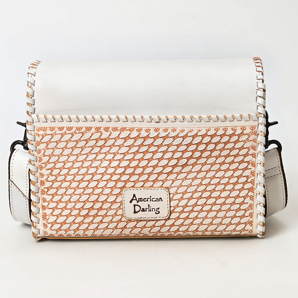 American Darling Crossbody Beautifully Hand Tooled Genuine Leather Western Women Bag Handbag Purse |