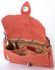 American Darling Crossbody Hand Tooled Suede Genuine Leather Women Bag Western Handbag Purse