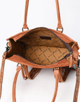 American Darling Tote Hand Tooled Suede Genuine Western Leather Women Bag Western Handbag Purse