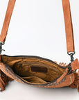 American Darling ADBG1663 Cross Body Hand Tooled Suede Genuine Leather Women Bag Western Handbag Purse