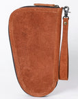 American Darling Gun Case Hand Tooled Genuine Leather Women Bag Western Purse