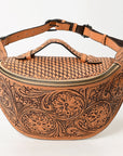ADBGZ829 Fanny Pack Genuine Western Leather Women Bag