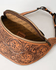 ADBGZ829 Fanny Pack Genuine Western Leather Women Bag