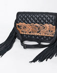 American Darling Crossbody Hand Tooled  Genuine Western Leather Women Bag Western Handbag Purse