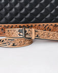 ADBG1671 Tote Hand Tooled Genuine Western Leather Women Bag