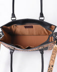 ADBG1671 Tote Hand Tooled Genuine Western Leather Women Bag