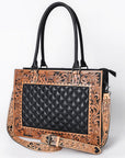 ADBG1671 Tote Hand Tooled Genuine Western Leather Women Bag