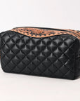 American Darling Toiletry Hand Tooled Genuine Western Leather Women Bag