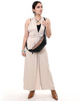 ADBG1680 Fanny Pack Hand Tooled Genuine Western Leather Women Bag