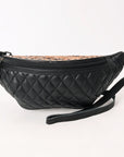 ADBG1680 Fanny Pack Hand Tooled Genuine Western Leather Women Bag
