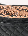 ADBG1680 Fanny Pack Hand Tooled Genuine Western Leather Women Bag