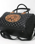 American Darling ADBG1681 Briefcase Hand Tooled Genuine Leather women bag western Handbag Purse