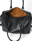 American Darling ADBG1681 Briefcase Hand Tooled Genuine Leather women bag western Handbag Purse